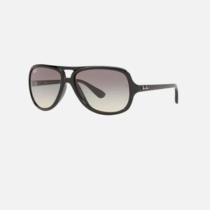 Ray-Ban Black and Gray Gradient Aviator Sunglasses 0RB4162